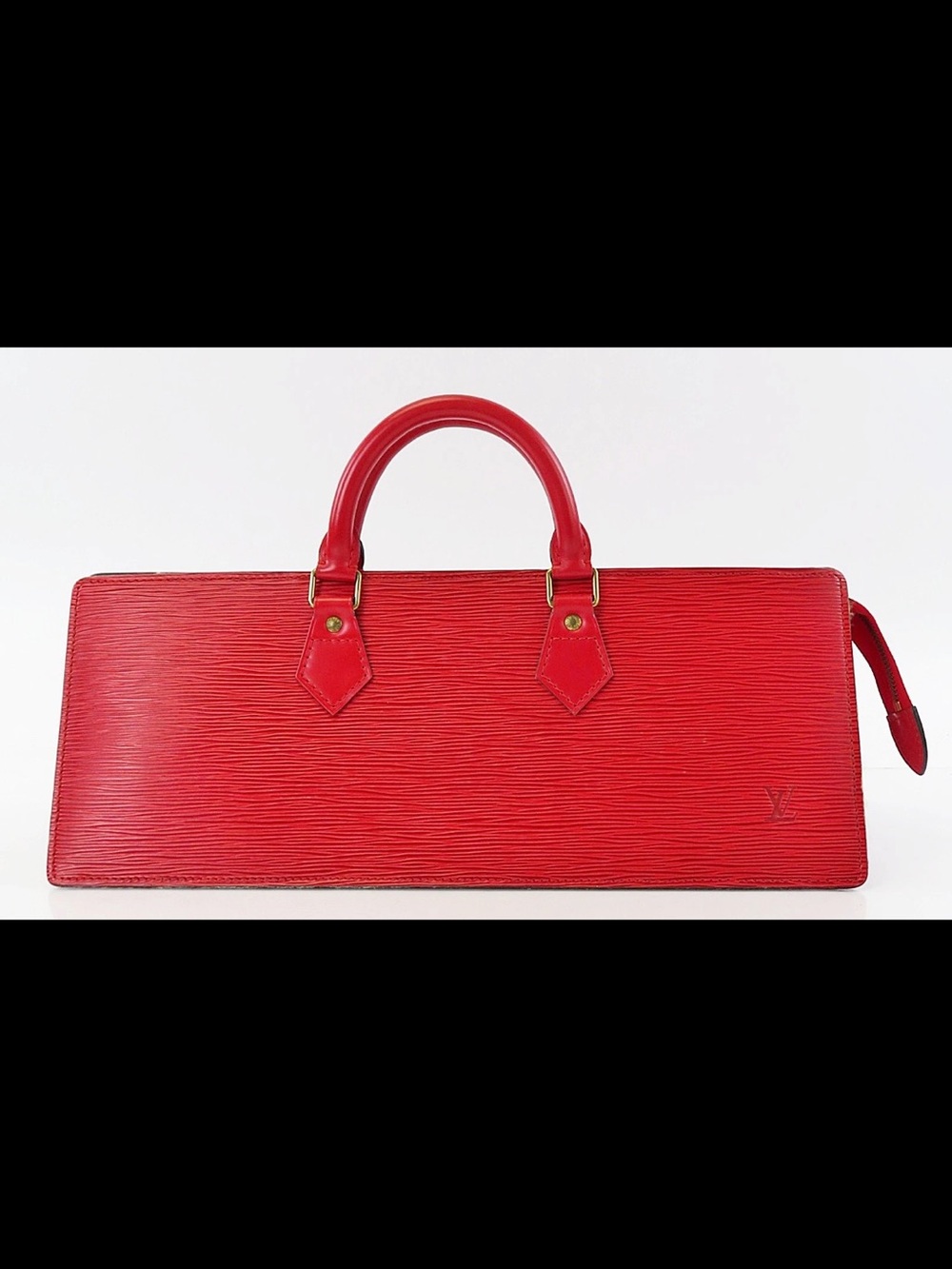 Louis Vuitton Red Epi Leather Top-Handle Bag